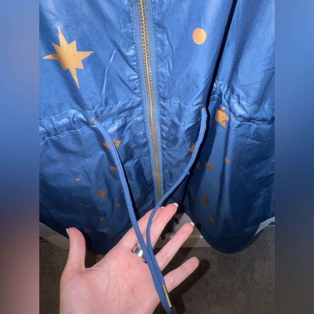 Disney Navy Jasmine Hooded Rain Coat - Picture 4 of 7